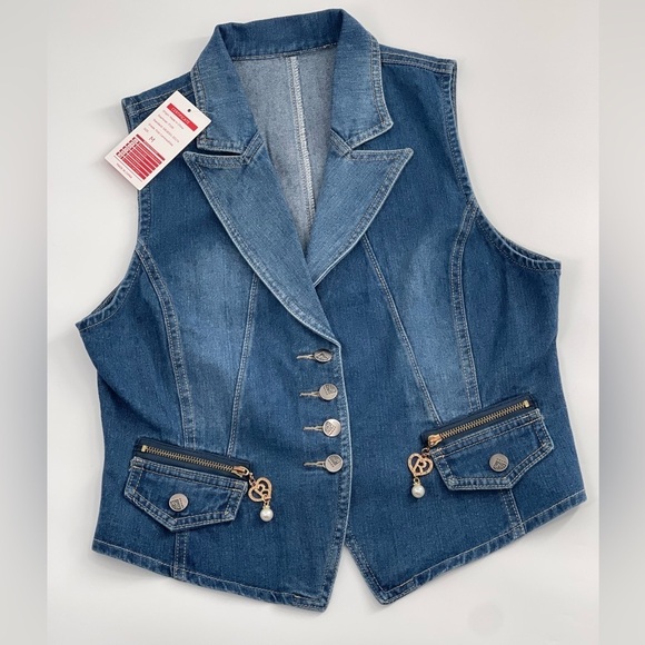 Jackets & Blazers - Denim Vest